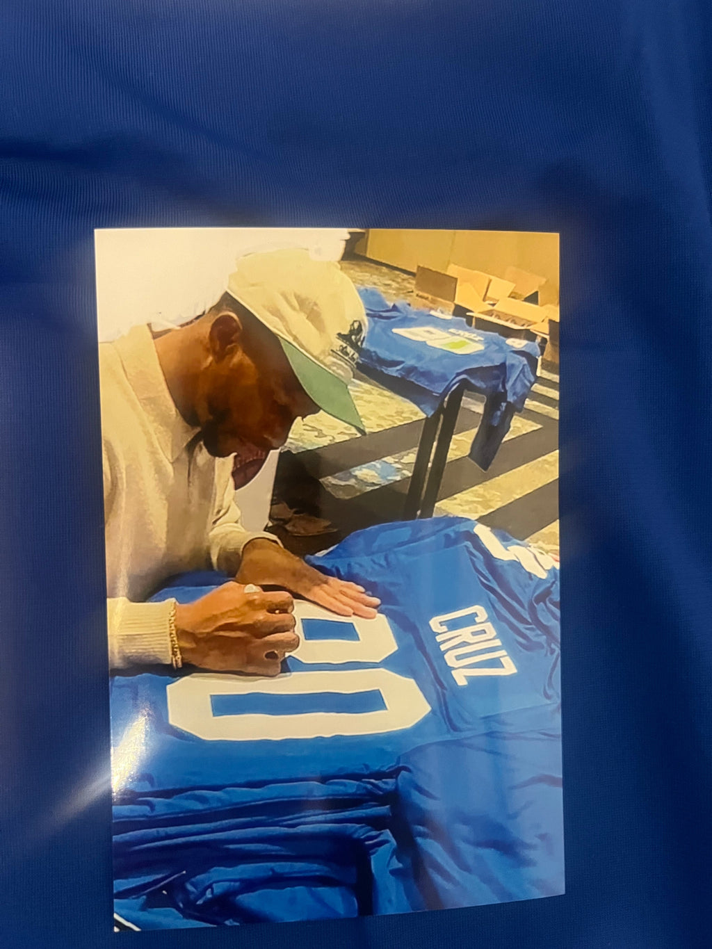 Víctor Cruz New York Giants autographed Nike NFL jersey COA product image 3