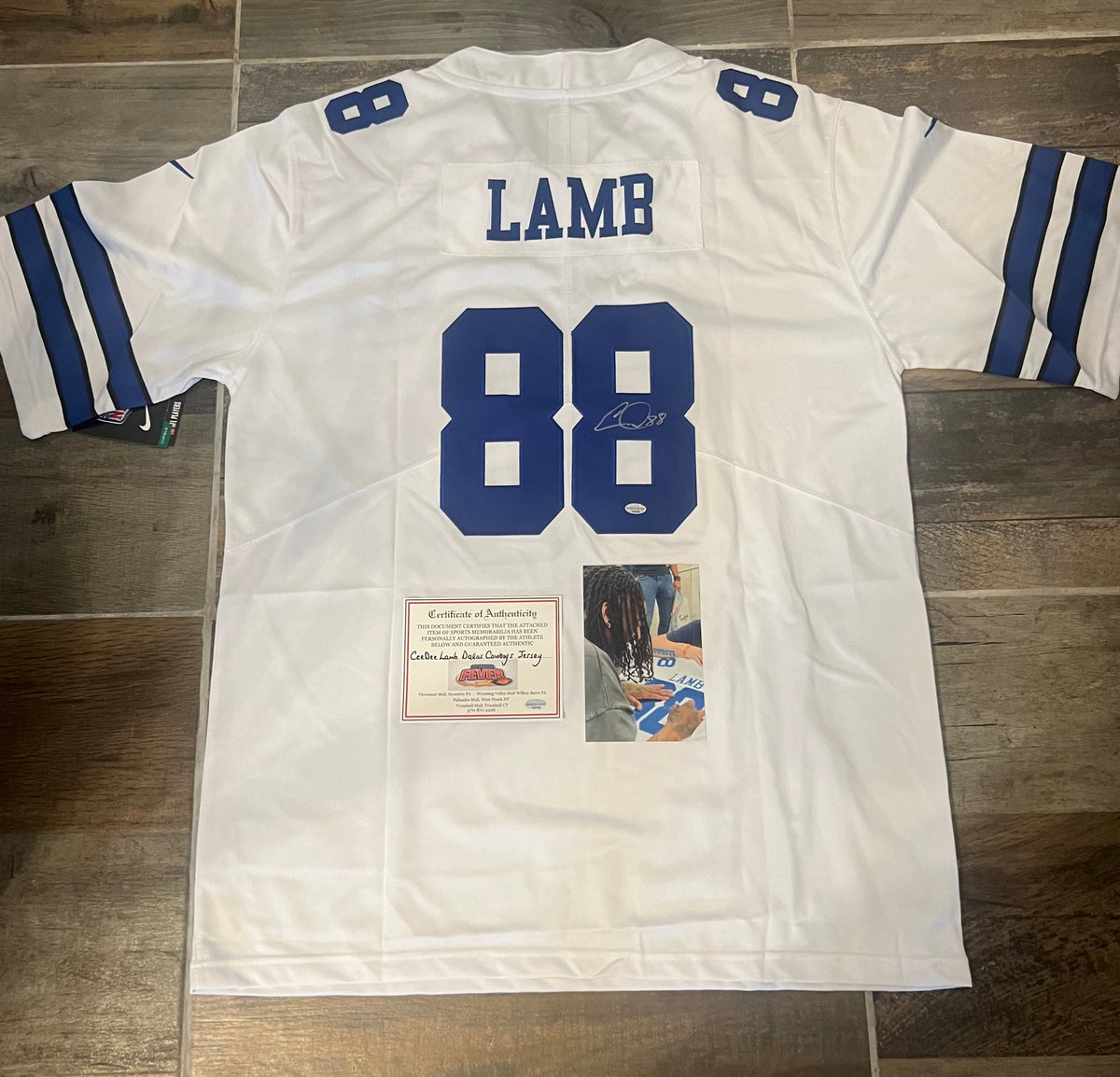 CeeDee Lamb autographed Dallas Cowboys Nike NFL jersey product image 1