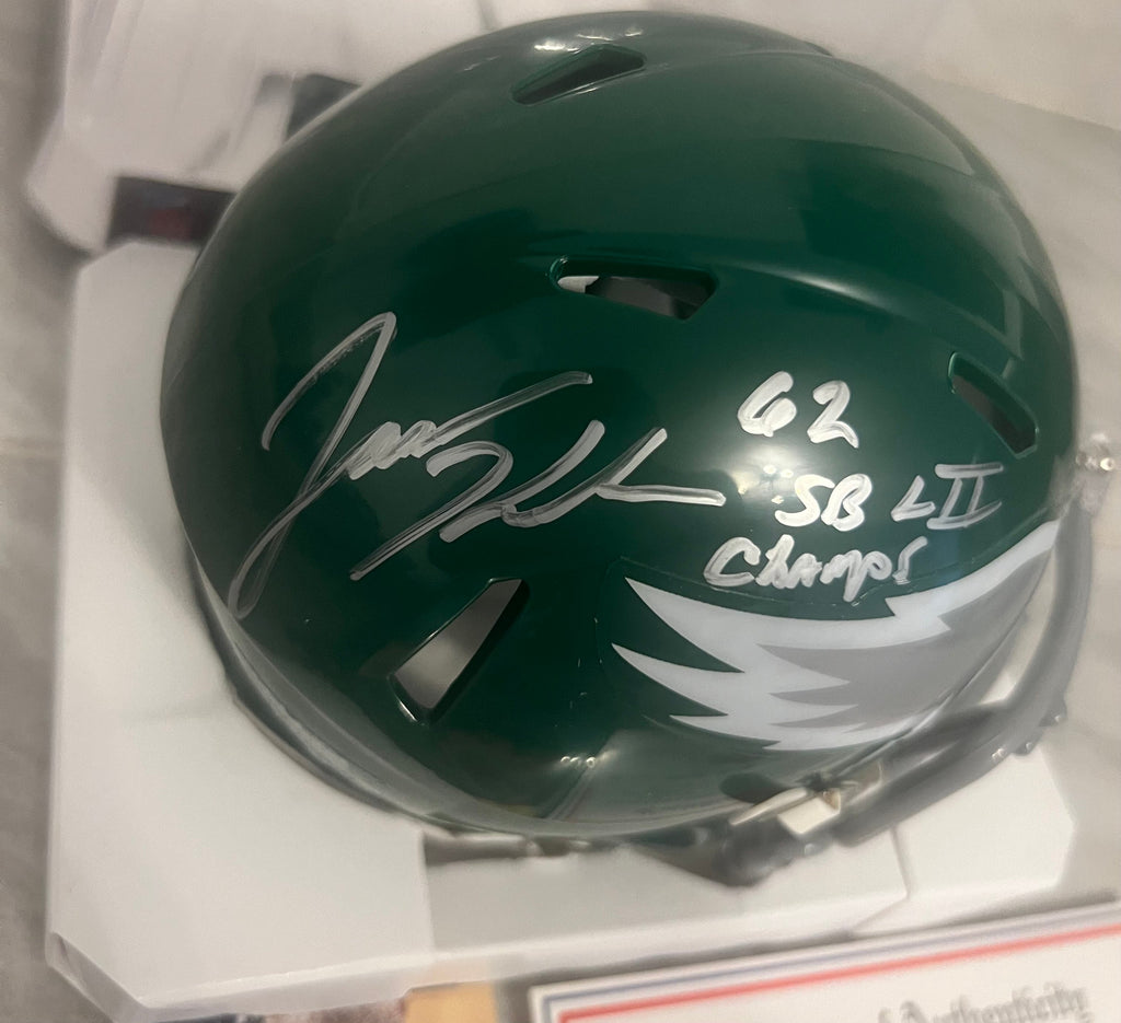 Jason Kelce Autographed Philadelphia Eagles Kelly Green product image 2