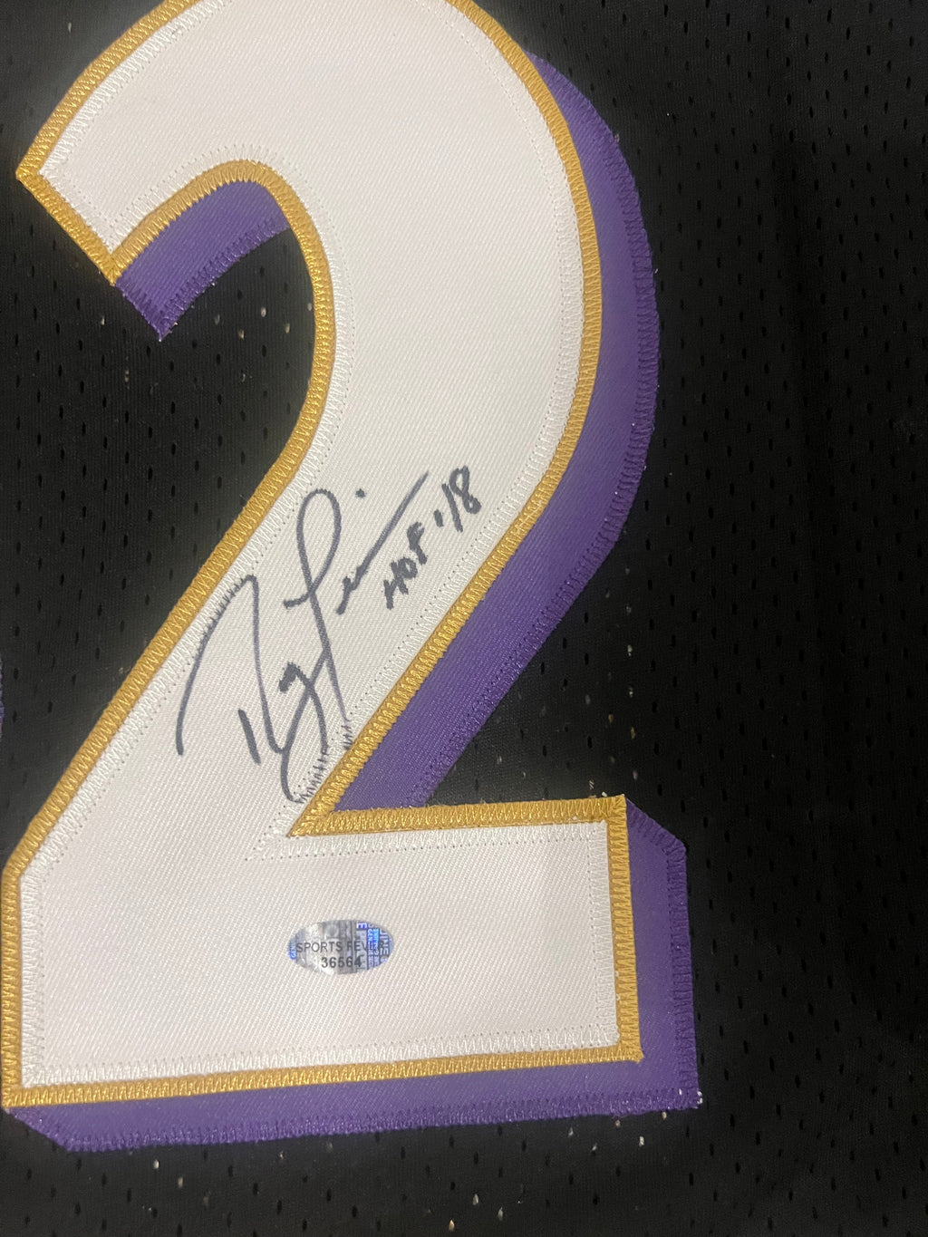 Ray Lewis autographed Baltimore Ravens jersey COA & Photo product image 2