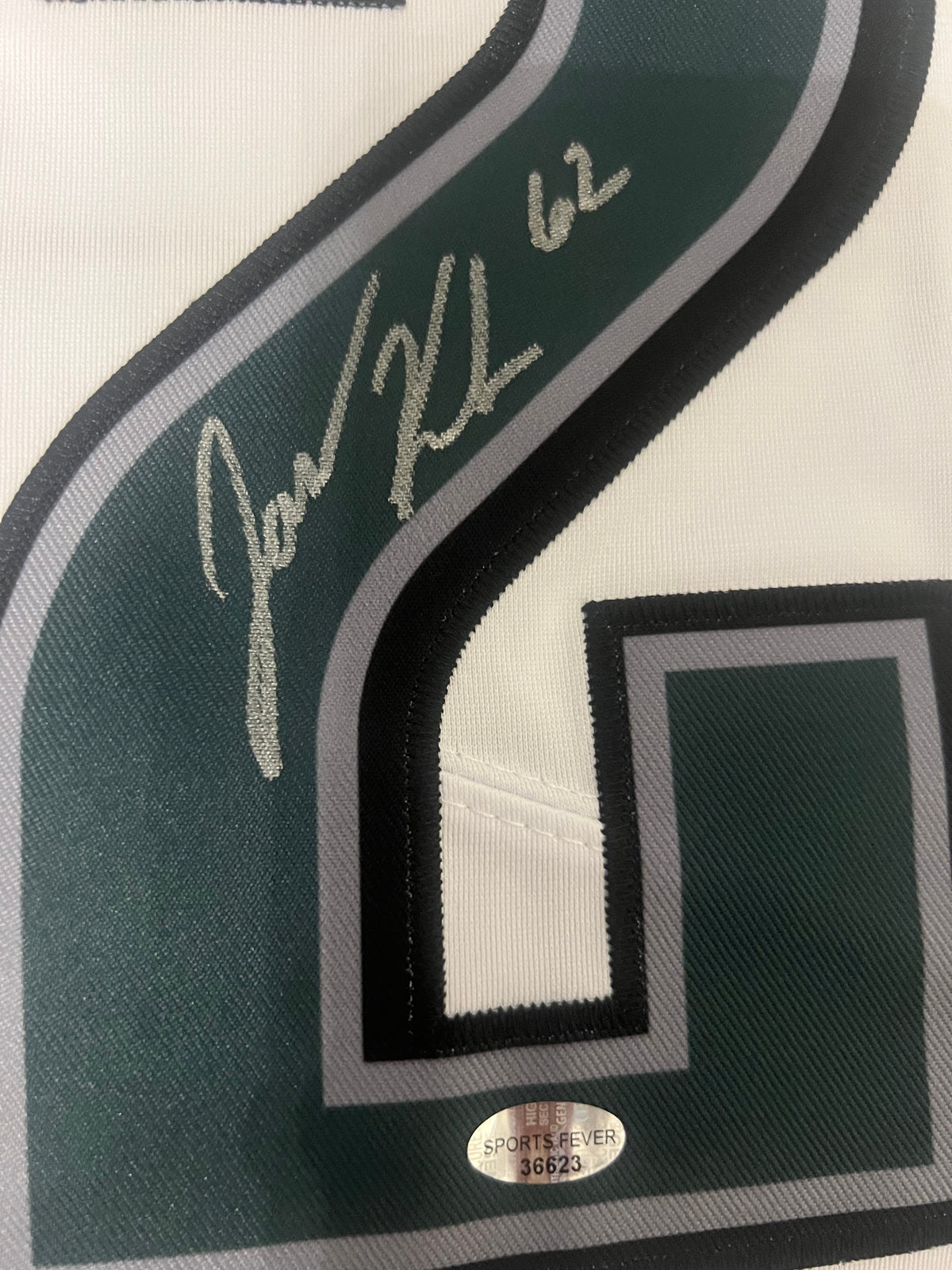 Jason Kelce autographed Philadelphia Eagles jersey COA & product image 2