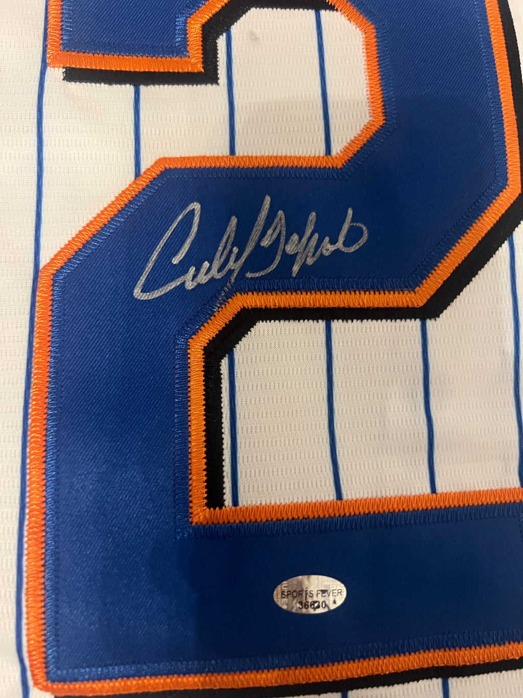 Carlos Delgado autographed New York Mets jersey COA & Photo product image 2