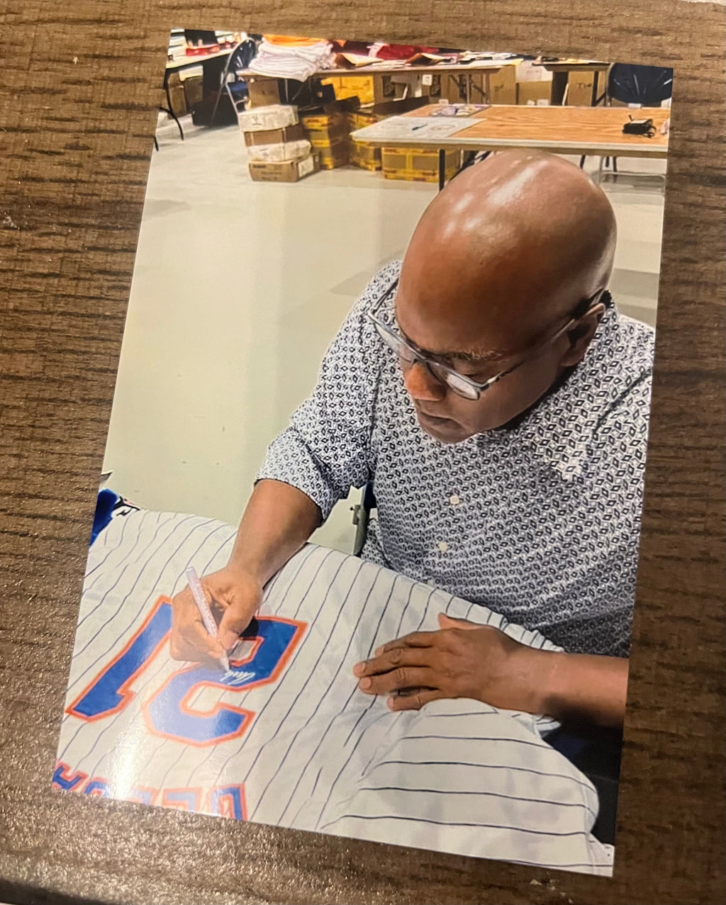 Carlos Delgado autographed New York Mets jersey COA & Photo product image 3