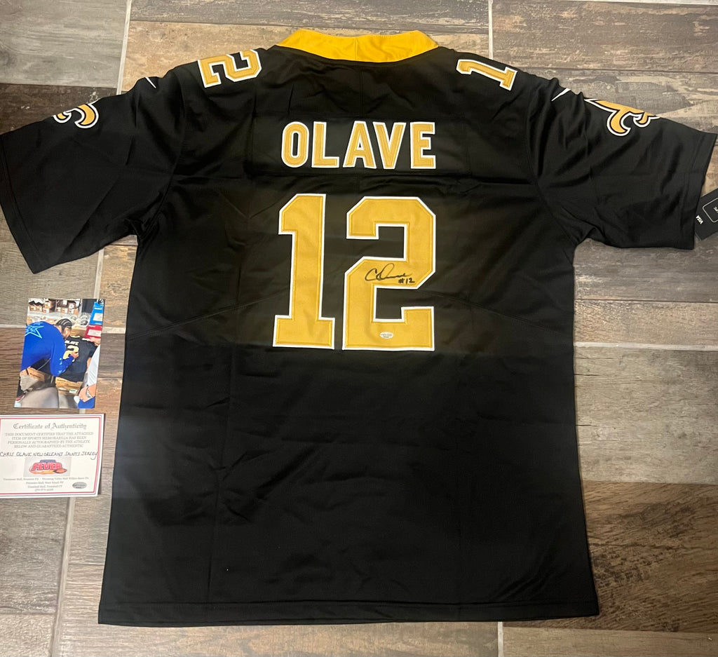 Chris Olave autographed New Orleans Saints jersey COA & product image 1