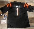 Ja’Marr Chase autographed Cincinnati Bengals jersey COA & product image 1
