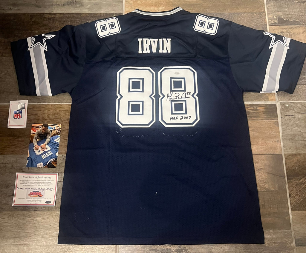 Michael Irvin autographed Dallas Cowboys jersey COA & Photo product image 1