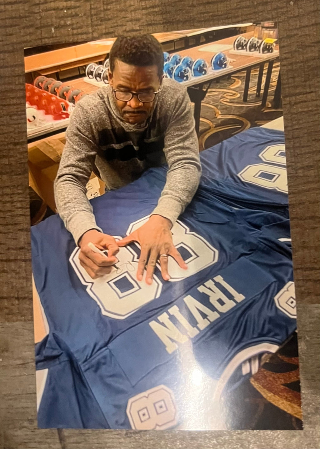Michael Irvin autographed Dallas Cowboys jersey COA & Photo product image 4