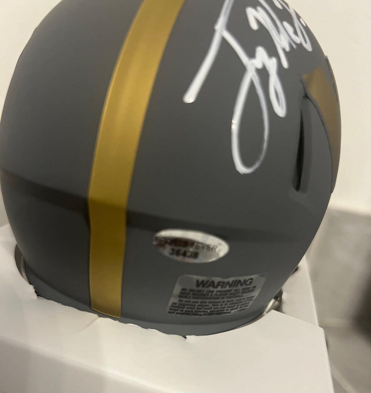 Terry McLaurin Autographed Washington Commanders Slate Mini product image 2
