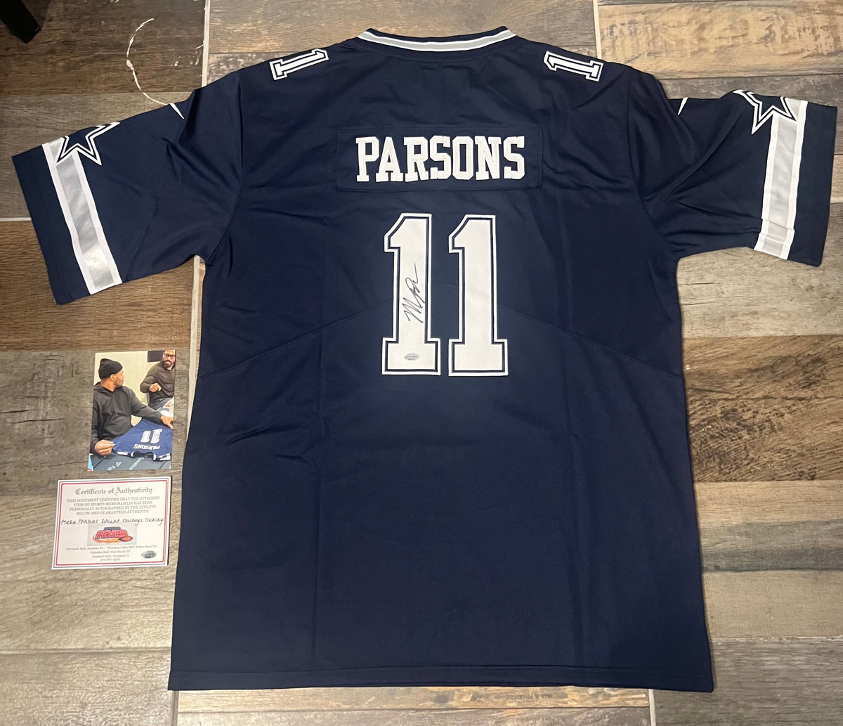 Micah Parsons autographed Dallas Cowboys Nike NFL jersey product image 1