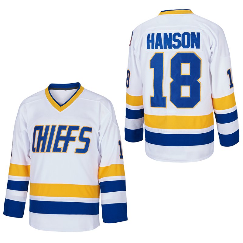 Jeff Hanson Charlestown Chiefs Slapshot 1977 Movie white product image 1