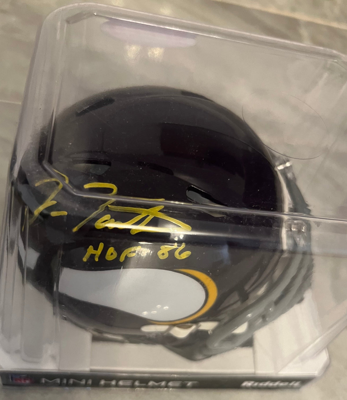 Fran Tarkenton Autographed Minnesota Vikings Mini Helmet product image 4
