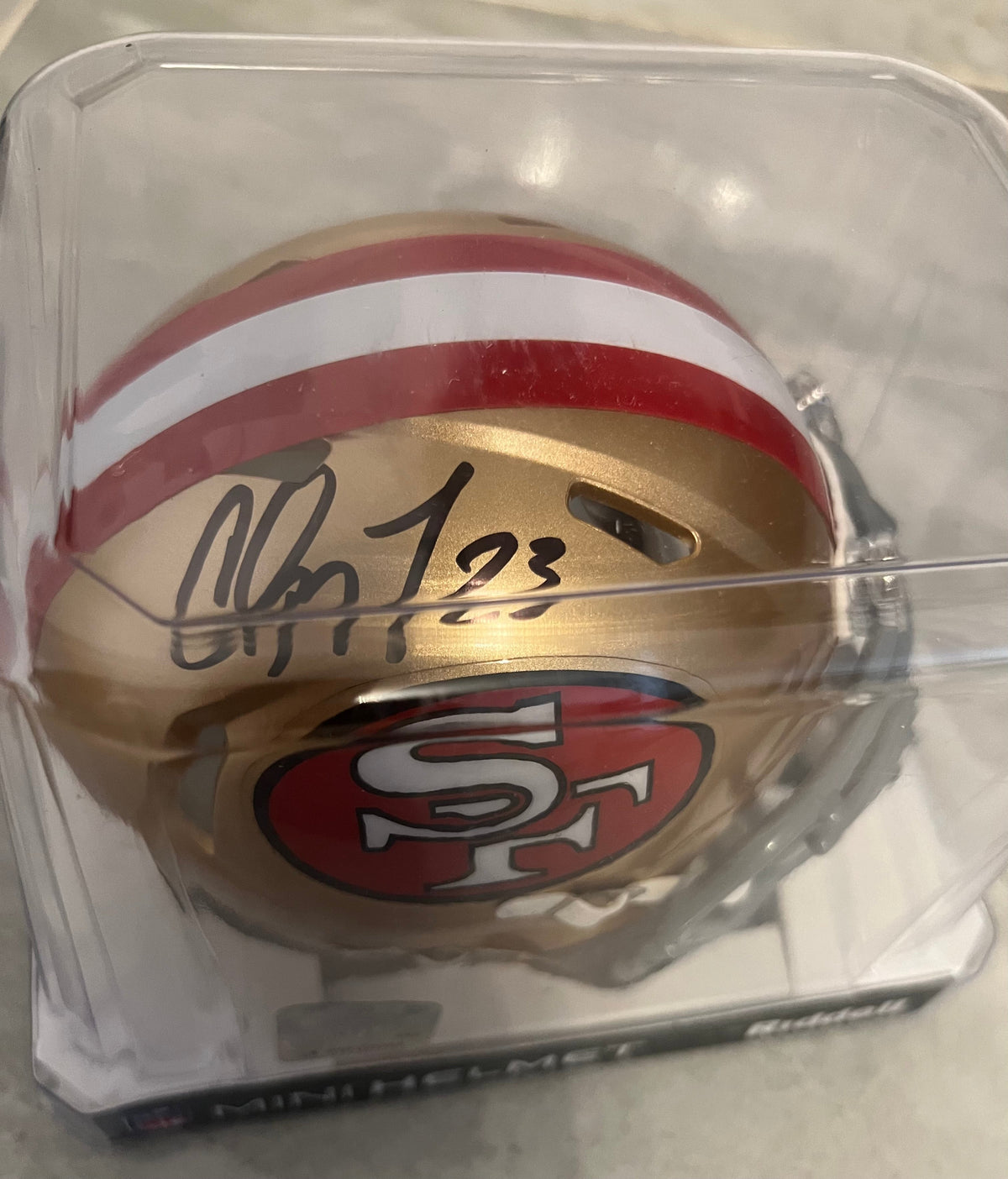 Christian McCaffrey Autographed San Francisco 49ers Mini product image 3