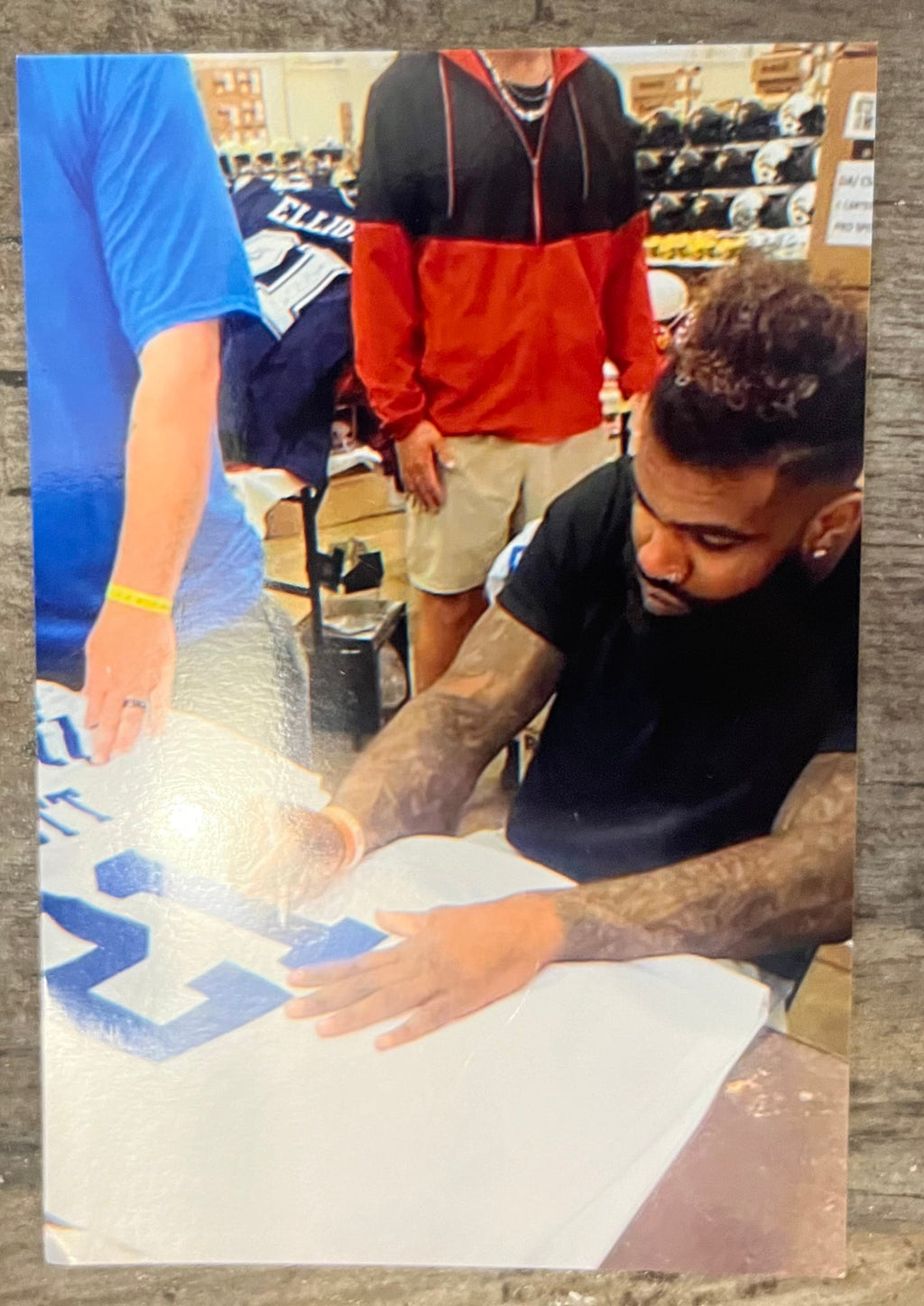 Ezekiel Elliott autographed Dallas Cowboys Nike NFL jersey product image 3