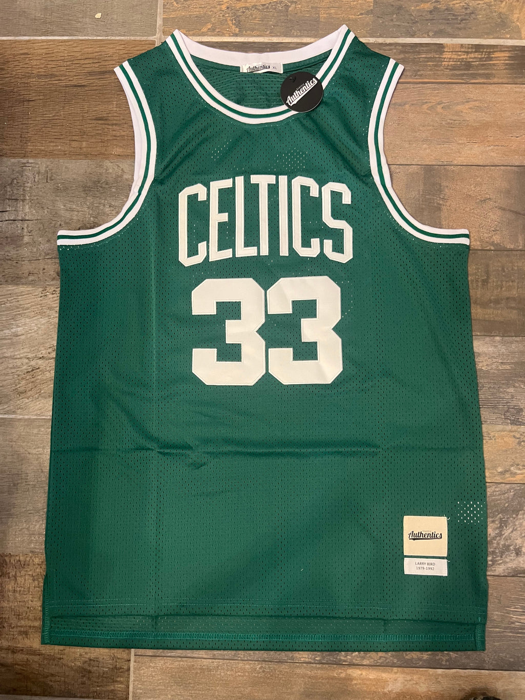 Larry Bird autographed Boston Celtics jersey COA Photo product image 4