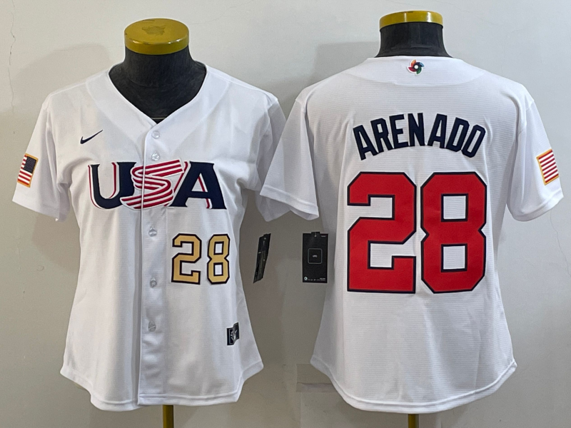 Nolan Arenado Team USA Baseball Jersey Nike white product image 1