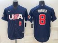 Trea Turner Team USA Baseball Jersey Nike blue product image 1