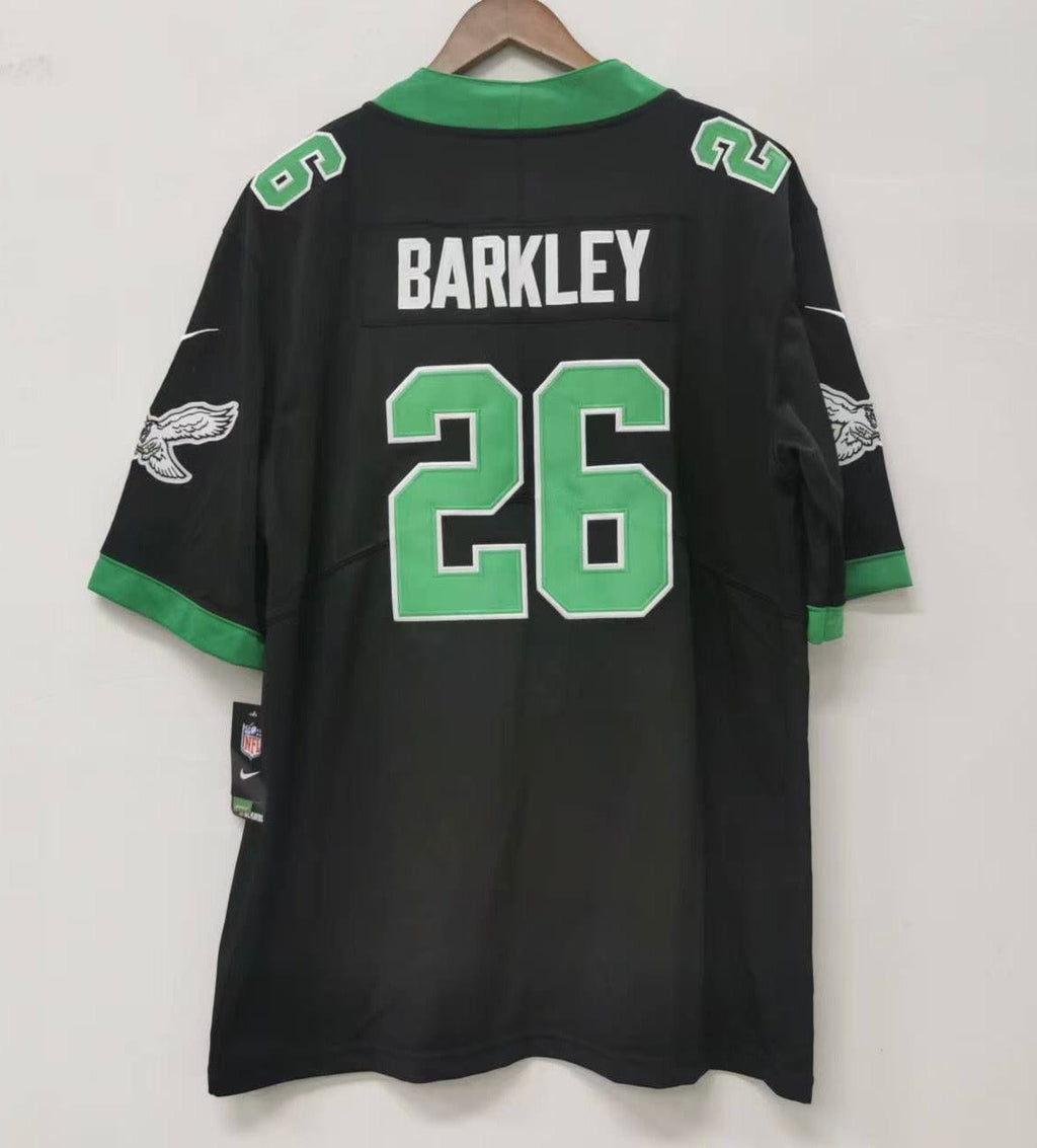 Saquon Barkley Philadelphia Eagles Jersey black throwback product image 3