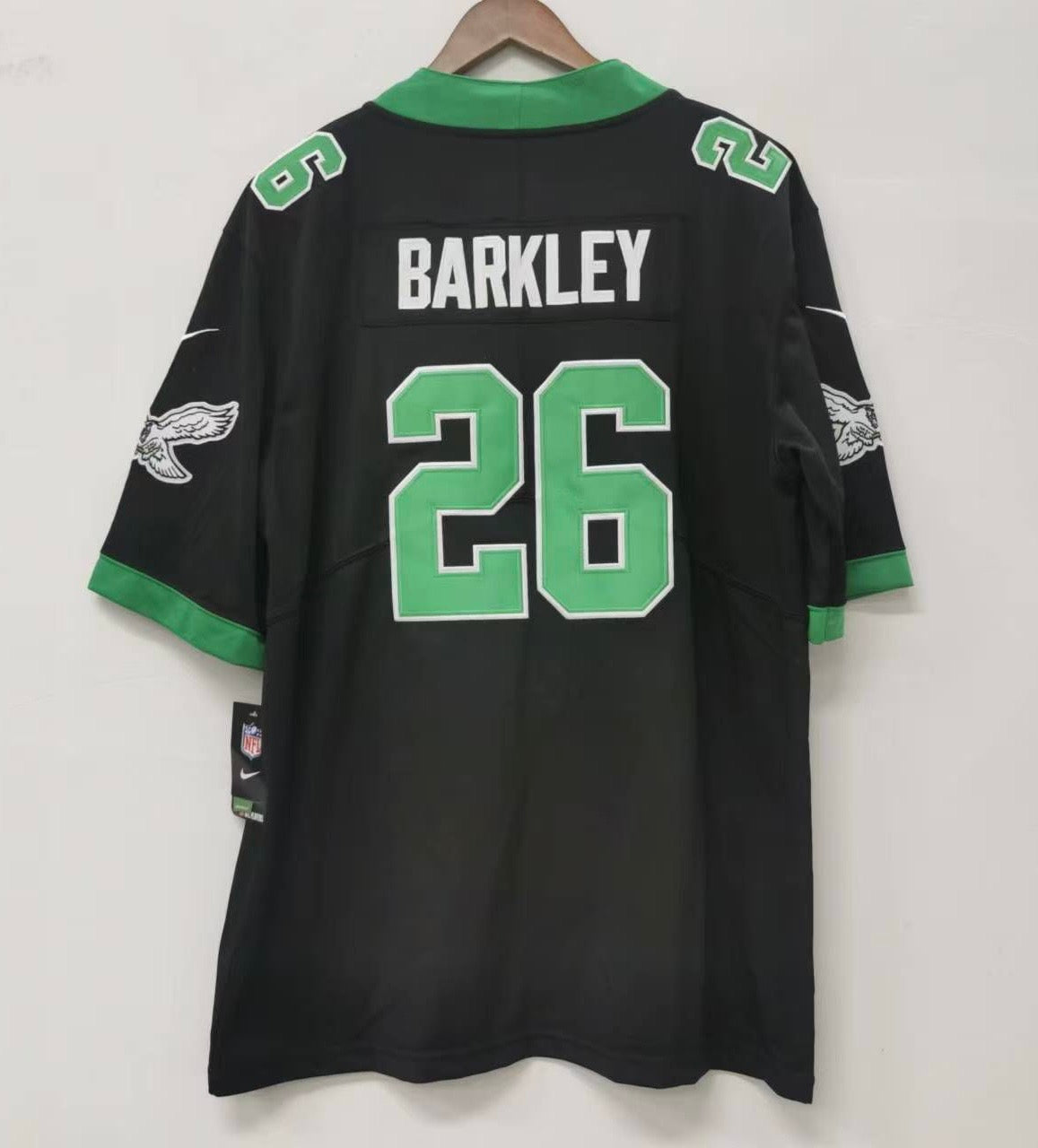 Saquon Barkley Philadelphia Eagles Jersey black throwback product image 3