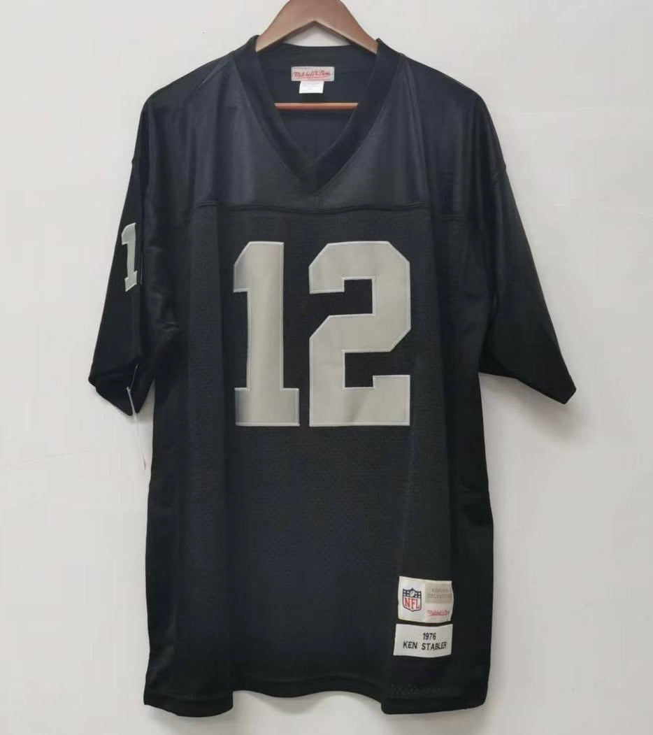 Ken Stabler Oakland Raiders NFL Mitchell & Ness Jersey black product image 2