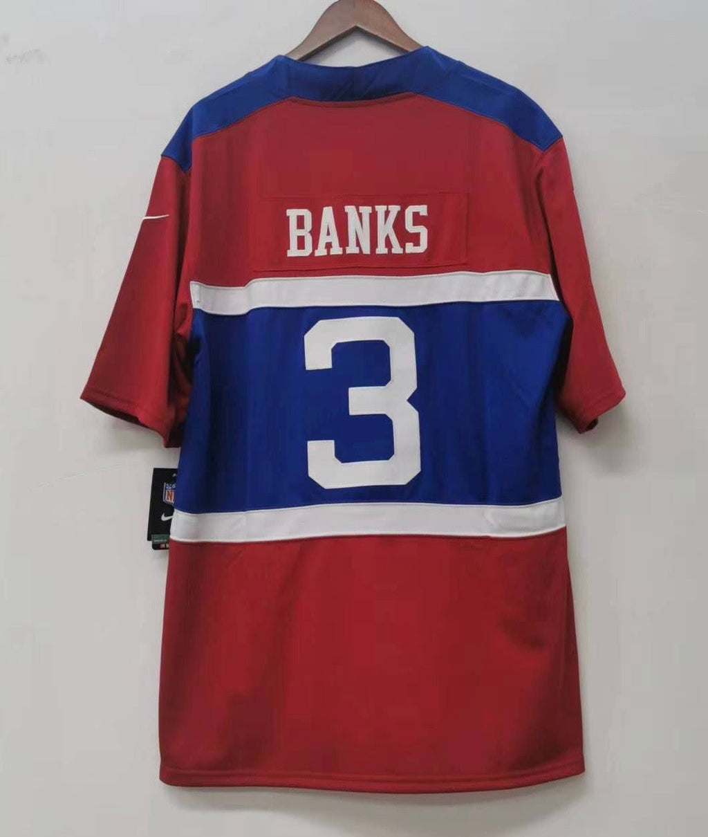 Deonte Banks New York Giants official NFL century red Nike product image 1