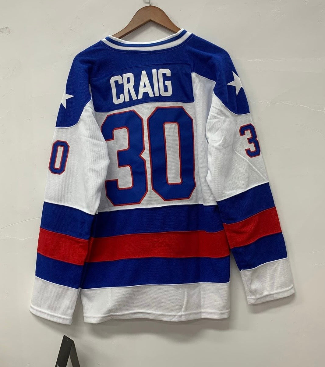 Jim Craig 1980 USA Olympic Hockey Jersey Miracle Movie product image 1