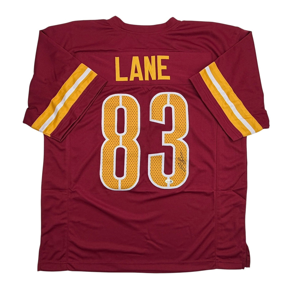 Autographed/Signed Jaylin Lane Washington Maroon Football Jersey JSA COA product image 1, provided for visual reference and